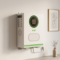 Invertisseur de stockage d'énergie mural ESG tout-en-un 600W 1.5kW avec batteries LiFePO4 640Wh 1.28kWh CAN pour système d'énergie solaire