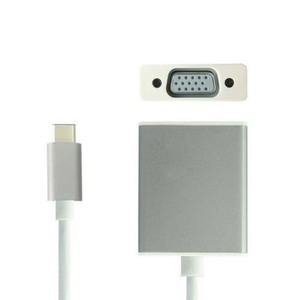 Offres Spéciales câble adaptateur VGA Type C vers femelle USB USBC 3.1 vers VGA adaptateur pour Macbook 12 pouces Chromebook Pixel Lumia <span class=keywords><strong>950XL</strong></span> - Product Image 3