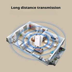 Kit Sonnette Sans Fil <span class=keywords><strong>Autonome</strong></span> à Énergie Cinétique Bouton et Récepteur Branchement 100m Portée 4 Volumes Réglables pour <span class=keywords><strong>Maison</strong></span> Hôtel - Product Image 6