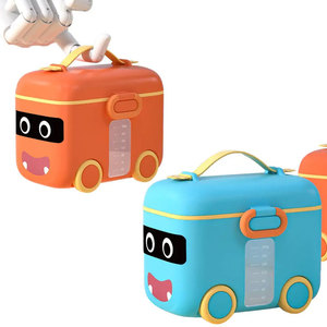 Nuovo arrivo simpatici contenitori per la conservazione degli alimenti per bambini scatola per la conservazione dei bambini <span class=keywords><strong>latte</strong></span> <span class=keywords><strong>in</strong></span> <span class=keywords><strong>polvere</strong></span> per alimenti - Product Image 1