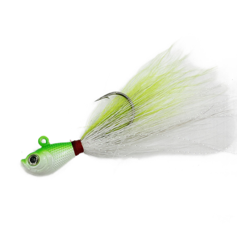 Uniker 5 Color Luminous Lead Spinnerbait Lures, Sea Fishing 1/4 OZ-8 OZ Fish  Bucktail Jig Head With Single Hook| Alibaba.com