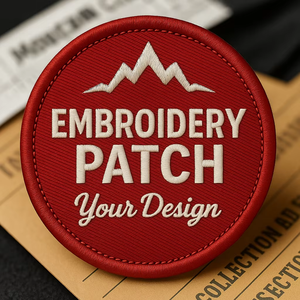 Eco-Friendly Twill Fabric Iron On Badges Personalization Embroidered Patches Clothing Hats Bags Backpacks OEM Custom Patch - Product Image 3