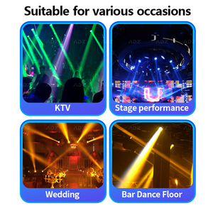 ADZ - Cabeza Móvil <span class=keywords><strong>de</strong></span> Luz LED RGBW 4 en 1 <span class=keywords><strong>de</strong></span> 6 Brazos con Efecto <span class=keywords><strong>de</strong></span> Ojos <span class=keywords><strong>de</strong></span> Abeja, Láser Rojo y Verde, para Música, Discoteca, Fiesta, <span class=keywords><strong>Club</strong></span> Nocturno, Efectos <span class=keywords><strong>de</strong></span> Escenario - Product Image 3