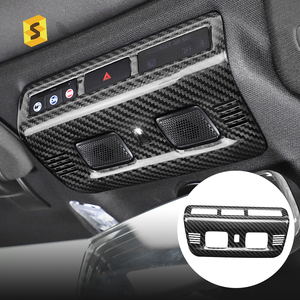 Shasha fibre de carbone voiture toit supérieur liseuse panneau carbone sec voiture accessoires pour Chevrolet <span class=keywords><strong>Corvette</strong></span> C8 2020 ans jusqu'à - Product Image 1