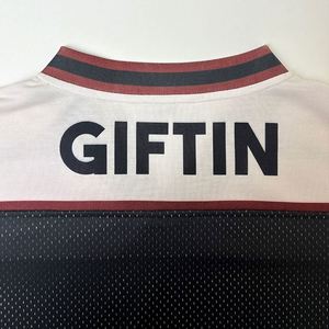 Custom Sublimation Print Sport Club Vintage <b>Mesh</b> Polyester Oversized Fashion Football Jersey - Product Image 4