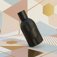 Flacon de parfum en verre vide cylindrique de 100 ml de luxe de haute qualité avec bouchon magnétique personnalisé en gros par Anding Supplier
