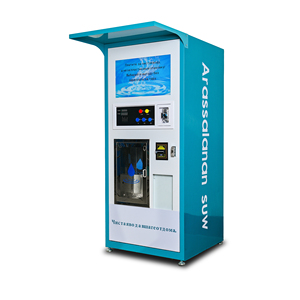Distributeur d'eau alcaline en bouteille par osmose inverse, 250 l/h, à monnayeur, porte unique, garantie 1 an, 220 V - Product Image 1