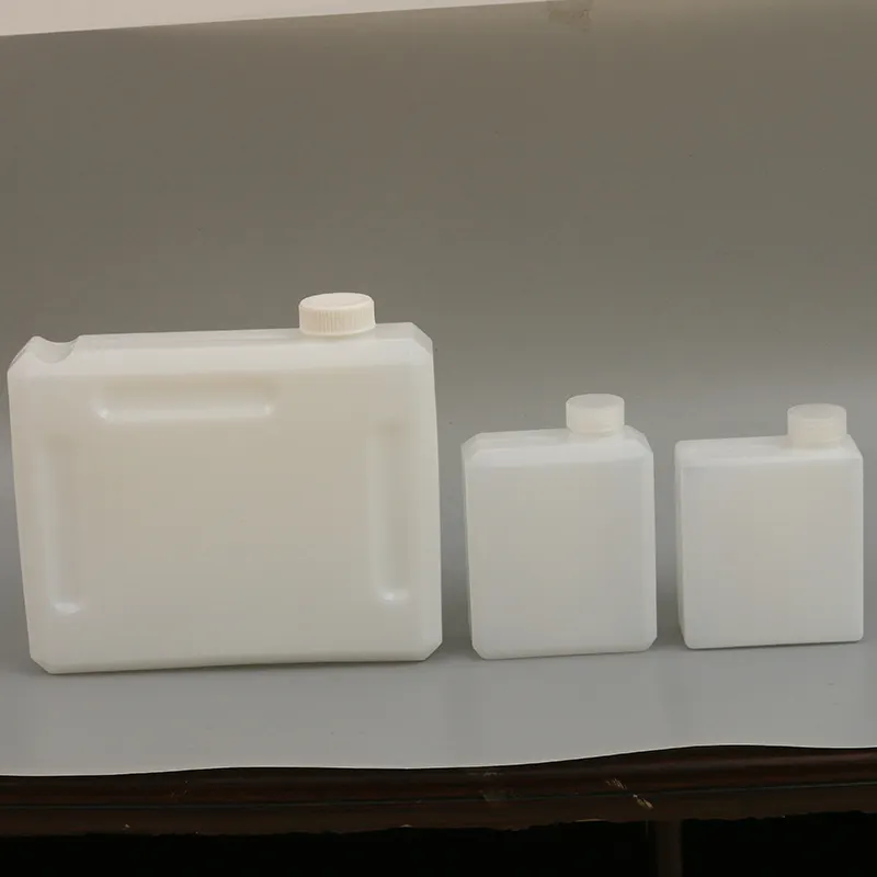 Fabrik preis HDPE Kunststoff Leere quadratische flache Plastik flasche