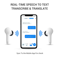 Écouteurs traducteurs Wooask M6, traducteur vocal instantané pour 144 langues avec une précision de 98%, sans besoin de Wi-Fi, pour les voyages