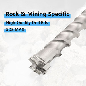 Brocas de Martillo Rotatorio de Alta Calidad Suzuan - Diámetro de 1-1/4 pulgadas, Vástago SDS MAX (18 mm), 570 mm de Longitud <span class=keywords><strong>Total</strong></span>, 1000 mm de Longitud de Trabajo para Perforación - Product Image 2