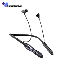 MZ-110 Logo Kustom 38 Jam Waktu Putar Lama Earphone Neckband Baterai 450mAh Headset Nirkabel Magnetik OEM ODM untuk Penggunaan Sehari-hari