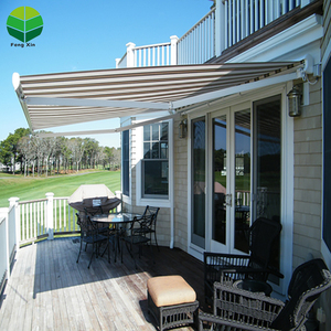 Fengxin 4X4 Nhà Hàng Pergola Mái Chống Nước Điều Khiển Từ Xa Lều Mái Hiên Với Có Thể Thu Vào - Product Image 4