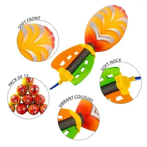 Paquete de 12 Balones de Fútbol de Espuma de Bolsillo |   Calzado Deportivo Bicolor Aero Flyers |   1 Docena de Recuerdos para Fiestas Infantiles (9.<span class=keywords><strong>5</strong></span> Pulgadas) - Product Image 4