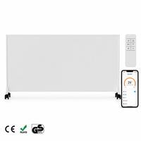 Panneau chauffant infrarouge intelligent 1000W avec contrôle WiFi Tuya, montage mural/plafond/sur pied, électrique et économe en énergie
