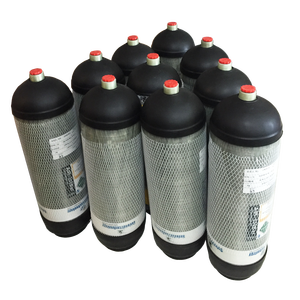 Cylindre/Réservoir d'air en fibre de carbone CE validé 300 bars M18*1.5 3/6.8/9/12L pour paintball/plongée sous-marine/lutte contre l'incendie - Product Image 2