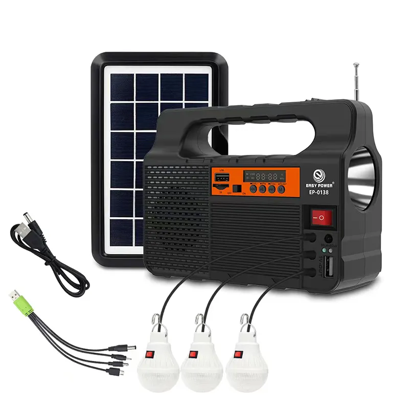 EP Power Solar Energy System Lithium 18650 Battery Solar Energy Kit Power System