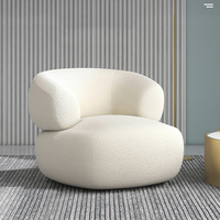 Juego de Sofá Seccional Curvo Color Crema para Sala de Estar y Recepción, Varios Sofás para Apartamento, Almacén, Centro Comercial, Hotel, Villa y Hospital