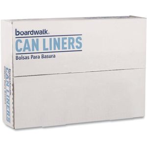 Sacs poubelles gris Boardwalk 3036SH LD 20-30 gallons, 0,95 mil, 30 largeurs x 36 hauteurs, 25 sacs/rouleau, 4 rouleaux/carton, sacs poubelles ménagers - Product Image 4