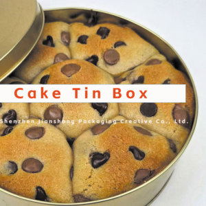 Cookie <strong>Cake</strong> <strong>Tin</strong> Box, Baking <strong>Tin</strong> Box, Oven-safe Box - Product Image 1