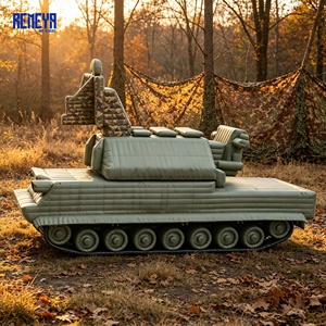 Vehículo Inflable de Realismo de Alta Resistencia REMEYA con Estabilidad al Viento y Parche Reflectante de Radar para Ejercicios de Simulación - Product Image 1
