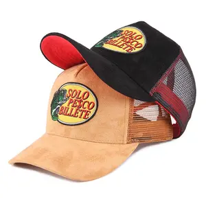 Chapéu personalizado de caminhoneiro, chapéu de malha para homens, boné de beisebol e caminhoneiro