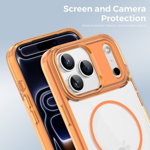 Funda Magnética Transparente de Alta Calidad para iPhone 17 11 12 13 Pro Max 14 15 16 Plus 17 Air, Carga Inalámbrica, Protección Antigolpes - Product Image 5