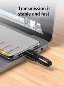 สายต่อพ่วง <span class=keywords><strong>USB</strong></span> C 10-50ซม. ตัวขยายชนิด C 90องศา/<span class=keywords><strong>หัว</strong></span>ตรงสายรองรับการชาร์จเร็ว66วัตต์ข้อมูล480Mbps - Product Image 5