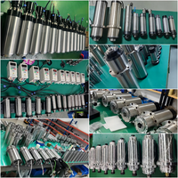 Kit de broche moteur refroidi par air 60000 tr/min cnc moulin broche avec encodeur pour céramique de verre d'oxyde de zirconium dentaire. PMMA