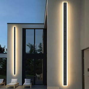 <b>Solar</b> Powered Linear Wall <b>Light</b> 120LED Waterproof Outdoor Indoor For Villa Courtyard <b>Balcony</b> Front Door - Product Image 2