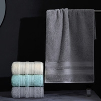 Serviette de bain de luxe 100% coton, douce, absorbante, grande serviette de douche, pour hôtel, spa, usage domestique, serviettes de bain en coton avec logo personnalisé