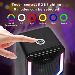 Loa di động RGB Light 3,5mm hoặc USB Loa âm thanh Loa máy tính dành cho trò chơi Loa video âm nhạc - Product Image 2