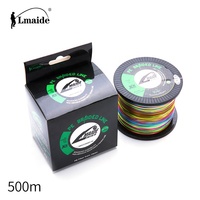 Ligne de pêche multifilament 100% PE, tresse à 8 brins