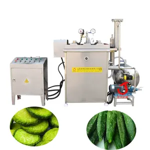 Good price automatic french fries vegetable vacuum frying machine