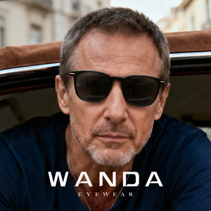 Lunettes de soleil polarisées pour hommes Wanda, monture UV400 TR90, verres TAC noirs, pour le cyclisme, la conduite et les sports - Product Image 1