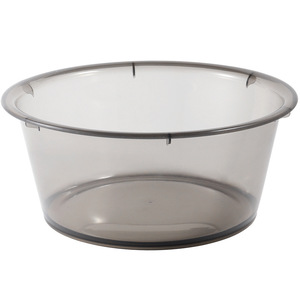 Round Transparent Plastic Washbasin Small Size Easy Cleaning For Face Feet Laundry Kitchen - Product Image 5