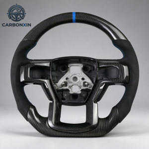 Volante Deportivo de Carreras de Fibra de Carbono Real Personalizado para Ford F150 Raptor Ranger Everest 2015 2016 2017 2018 2020 2021 2023 - Product Image 4