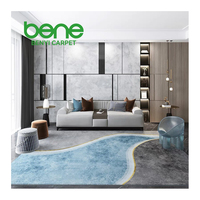 Tapis moderne en polyester Benyi, tapis imprimé élégant et simple, tapis de salon, grand tapis moelleux antidérapant et résistant à l'usure