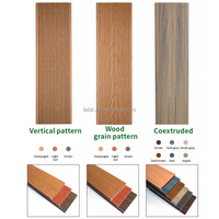 Planche de terrasse en composite WPC brossé co-extrudé imperméable avec installation par emboîtement, style européen moderne, terrasse extérieure