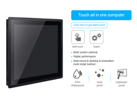 Computadora Todo en Uno, PC Industrial Táctil de 19 Pulgadas, Procesador I3 I5 I7, Panel Táctil Pcap, PC Industrial