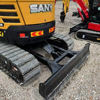 Excavatrice SANY SY55U 5,5 tonnes 95% neuve d'origine avec EPA CE, mini-excavatrice Sany55C, petite excavatrice agricole et domestique SANY 55