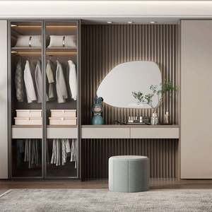 Bedroom Dressing Tables With <b>Mirror</b> <b>Dresser</b> Organizer - Product Image 1