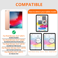 Clavier détachable en gros compatible avec iPad Air 10,5 pouces, avec pavé tactile intégré et rétroéclairage RVB