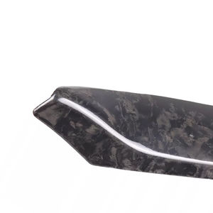 Pour <span class=keywords><strong>Tesla</strong></span> modèle 3/<span class=keywords><strong>Y</strong></span> véritable fibre de carbone accessoires intérieurs de voiture forgé carbone intérieur porte panneau couverture bandes décoratives - Product Image 3