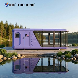 Casa Cápsula Prefabricada de Aluminio Micro Modular, Casa Móvil Inteligente, <span class=keywords><strong>B</strong></span>&<span class=keywords><strong>B</strong></span>, Oficina, Sala de Estar, Diseño Moderno con Energía Solar - Product Image 1