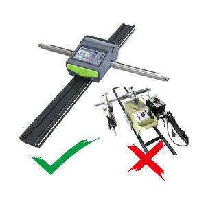 Xách tay <span class=keywords><strong>CNC</strong></span> Máy cắt <span class=keywords><strong>plasma</strong></span> lớn hình dạng nhỏ cắt tấm kim loại mig mag Tig thợ hàn đường sắt bò tự động hàn cắt máy - Product Image 2