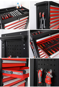 Chariot à outils professionnel à 7 tiroirs roues de verrouillage de comptoir anti-salissure pour atelier de mécanicien de salon de coiffure de <span class=keywords><strong>garage</strong></span> OEM - Product Image 5
