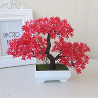 Großhandel Kleiner Künstlicher Kiefernbaum aus Plastik für Innenräume, Heimdekoration, Abschlussfeier, Künstliche Pflanze im Topf, Kiefer-Bonsai