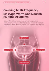 Portable affichage numérique sans fil coussin chauffant menstruel chauffage rapide période de Massage taille ceinture femmes masseur menstruel - Product Image 3