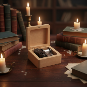 <span class=keywords><strong>Caja</strong></span> de Música Personalizada de Madera de Haya Sólida de Primera Calidad Yiyu, Pulida a Mano, Mecanismo Cuadrado de 8 Tonos, Duración del Sonido de 30s, Moderna - Product Image 6