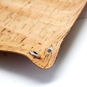 Custom Logo Fashion Cork <b>Storage</b> Tray Multipurpose Foldable Home Decorative Cork Organizer <b>Storage</b> Baskets - Product Image 3